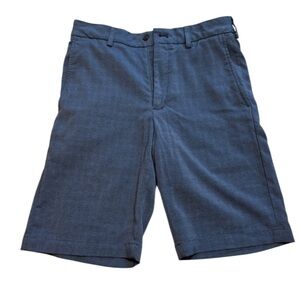 Walter Hagen Blue Plaid Golf Shorts